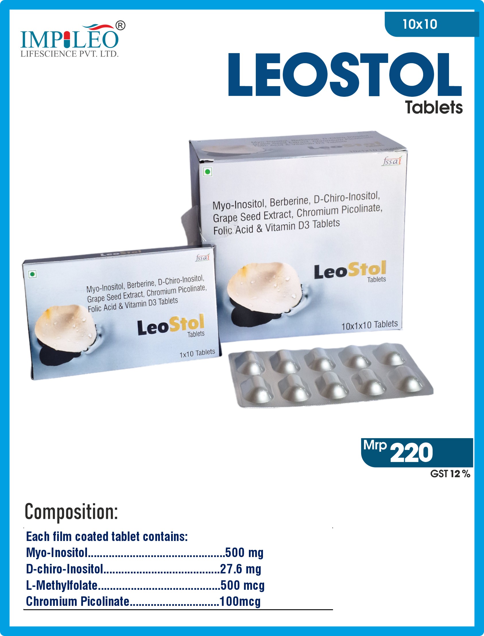Unlock Growth : PCD Pharma Franchise in Panchkula featuring LEOSTOL Tablet